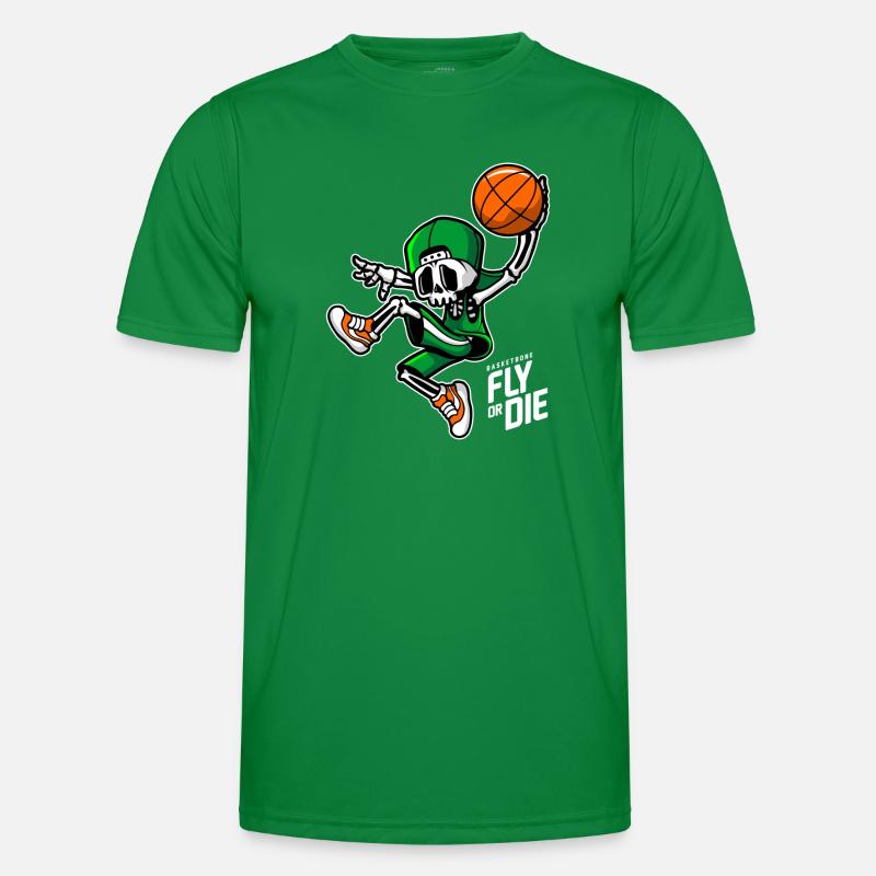 Korbknochen Männer Funktions-T-Shirt