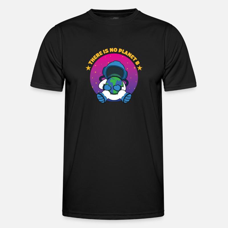There is no second planet - Men's Functional T-Shirt - black