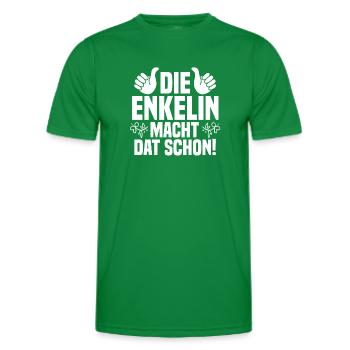 Enkelin - Männer Funktions-T-Shirt - Kelly Green - Vorne - AI Model Male 178 dark (178cm)