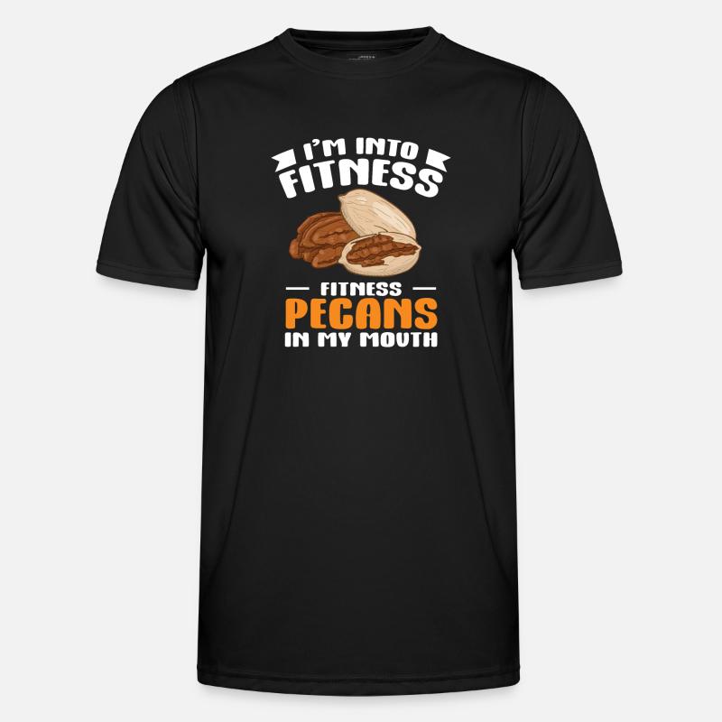 Pecan Nuts Gift - Men's Functional T-Shirt - black