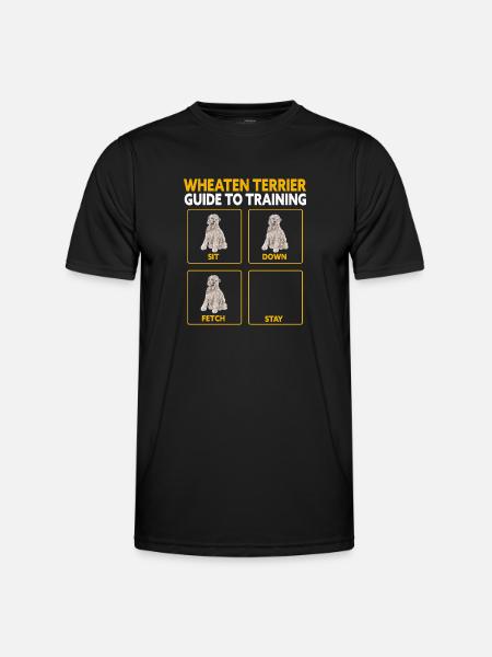 Terrier irlandais à enrobage doux - T-shirt sport Homme - noir