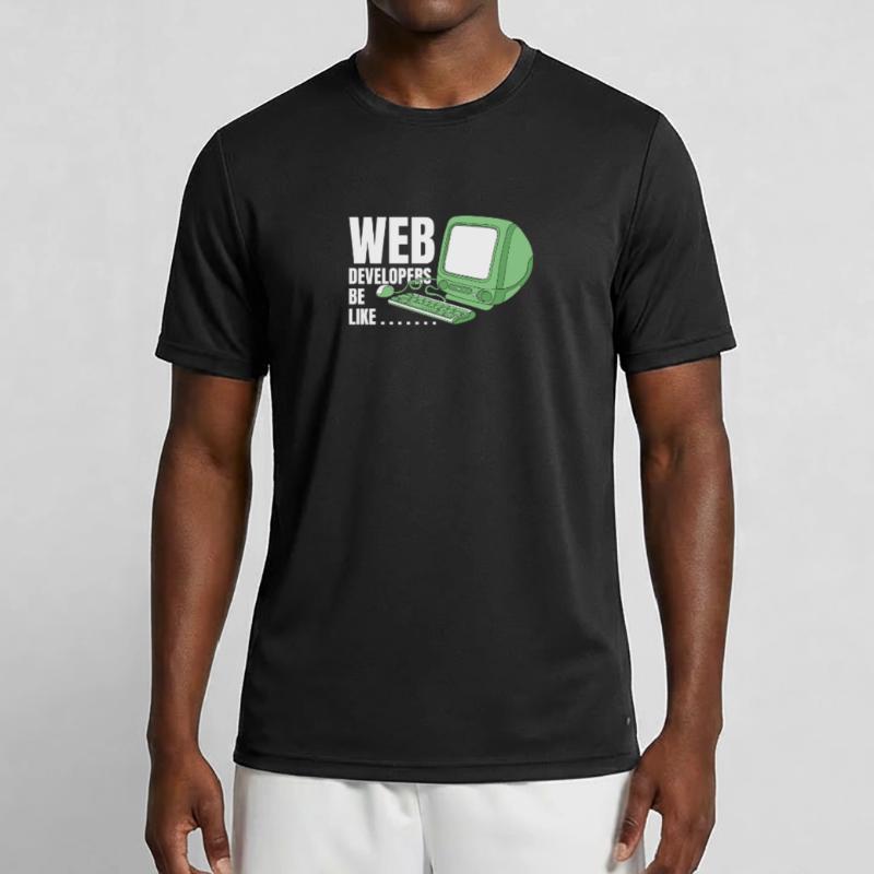 Web Developer Web Developer Funny Men's Functional T-Shirt