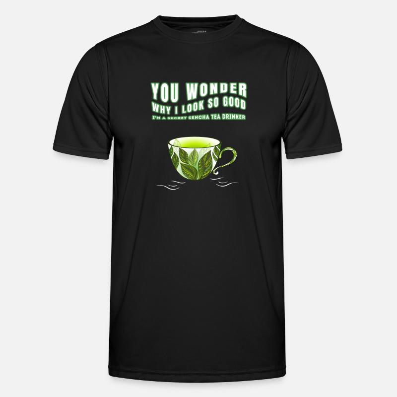 I'M A SECRET SENCHA TEA DRINKER SENCHATEE TEE Men's Functional T-Shirt