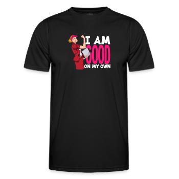Feminismus Feministin - Männer Funktions-T-Shirt - Schwarz - Vorne - AI Model Male 178 dark (178cm)
