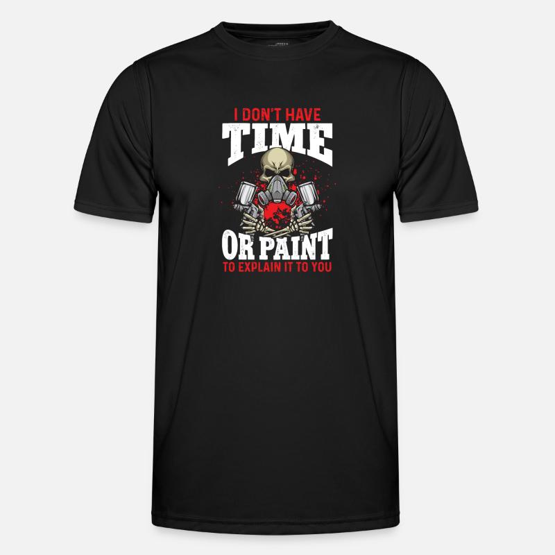 Body Painter Car Painter Painter - Men's Functional T-Shirt - black