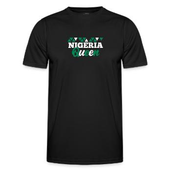 Nigeria - Männer Funktions-T-Shirt - Schwarz - Vorne - AI Model Male 178 dark (178cm)