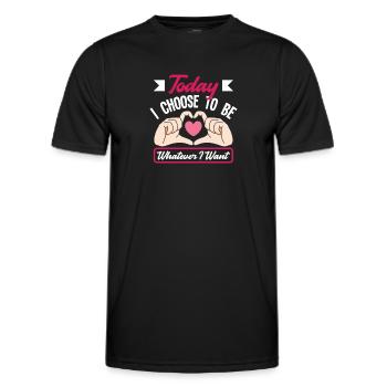 Feminismus Feministin - Männer Funktions-T-Shirt - Schwarz - Vorne - AI Model Male 178 dark (178cm)