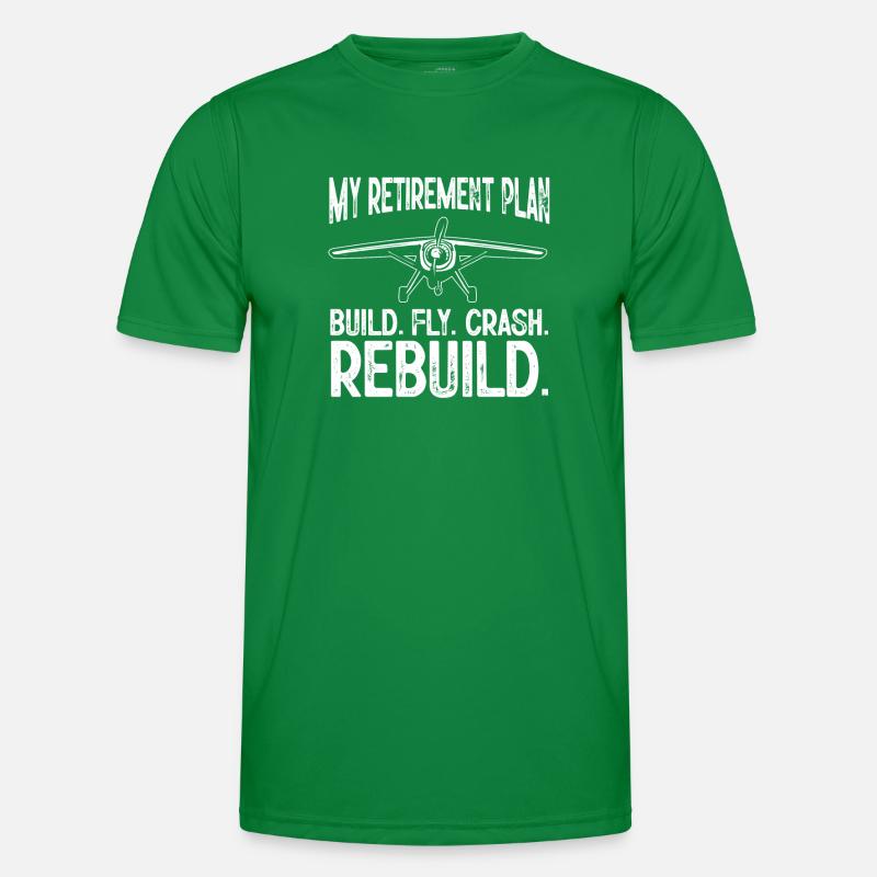 Modèle d’avion télécommandé T-shirt sport Homme