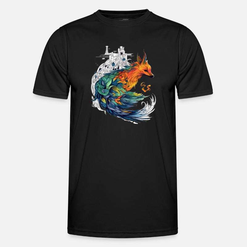 Arki the phoenix - Men's Functional T-Shirt - black