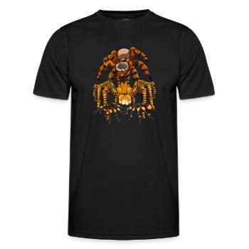 Tarentule Tarentule Arachnide Cadeau Araignée - T-shirt sport Homme - noir - Devant - AI Model Male 178 dark (178cm)