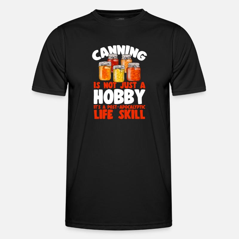 Einmachen Einkochen Lebensmitteln Konservieren - Männer Funktions-T-Shirt - Schwarz