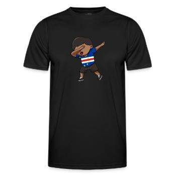 Cape Verde - Men's Functional T-Shirt - black - Front - AI Model Male 178 dark (178cm)