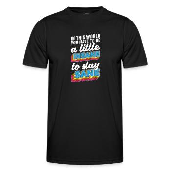 Psychologie Psychologe - Männer Funktions-T-Shirt - Schwarz - Vorne - AI Model Male 178 dark (178cm)