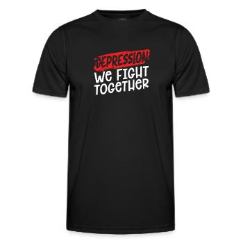 Psychologie Psychologe - Männer Funktions-T-Shirt - Schwarz - Vorne - AI Model Male 178 dark (178cm)