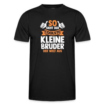 Geschwister Brüder Bruder - Männer Funktions-T-Shirt - Schwarz - Vorne - AI Model Male 178 dark (178cm)