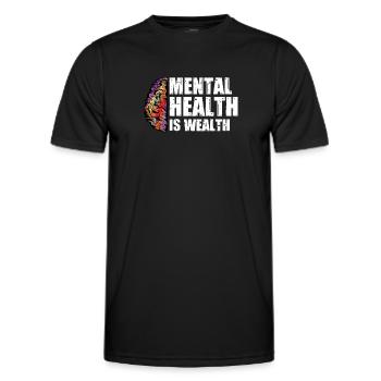 Psychologie Psychologe - Männer Funktions-T-Shirt - Schwarz - Vorne - AI Model Male 178 dark (178cm)