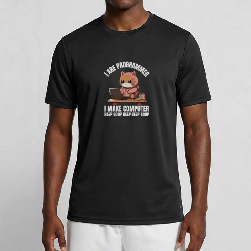 I'm a programmer. I'm doing Computer Beep Men's Functional T-Shirt