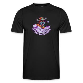Skateboard Skater Ramp Skating Skating Funny - T-shirt sport Homme - noir - Devant - AI Model Male 178 dark (178cm)