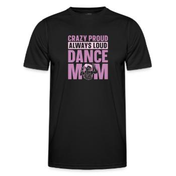 Mom Mutter Mutter Tanz Mutter - Männer Funktions-T-Shirt - Schwarz - Vorne - AI Model Male 178 dark (178cm)
