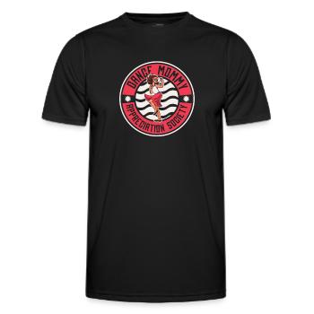Mom Mutter Gesellschaft Tanz Mutter - Männer Funktions-T-Shirt - Schwarz - Vorne - AI Model Male 178 dark (178cm)