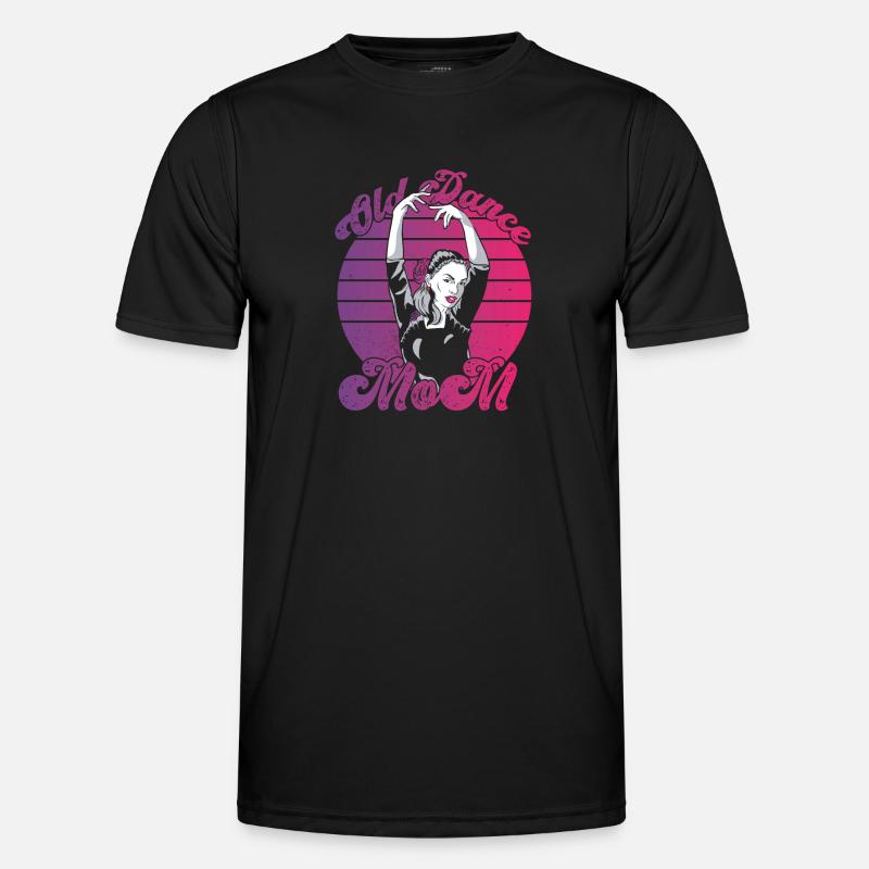 Mom Mutter Mutter Tanz Mutter - Männer Funktions-T-Shirt - Schwarz