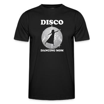 Mom Mom Disco Dance Mom - Men's Functional T-Shirt - black - Front - AI Model Male 178 dark (178cm)