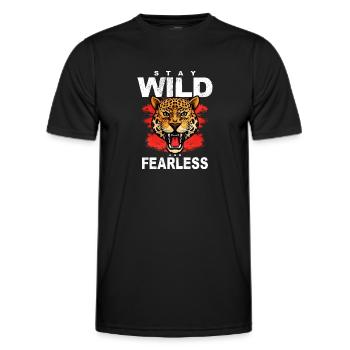 Jaguar - T-shirt sport Homme - noir - Devant - AI Model Male 178 dark (178cm)