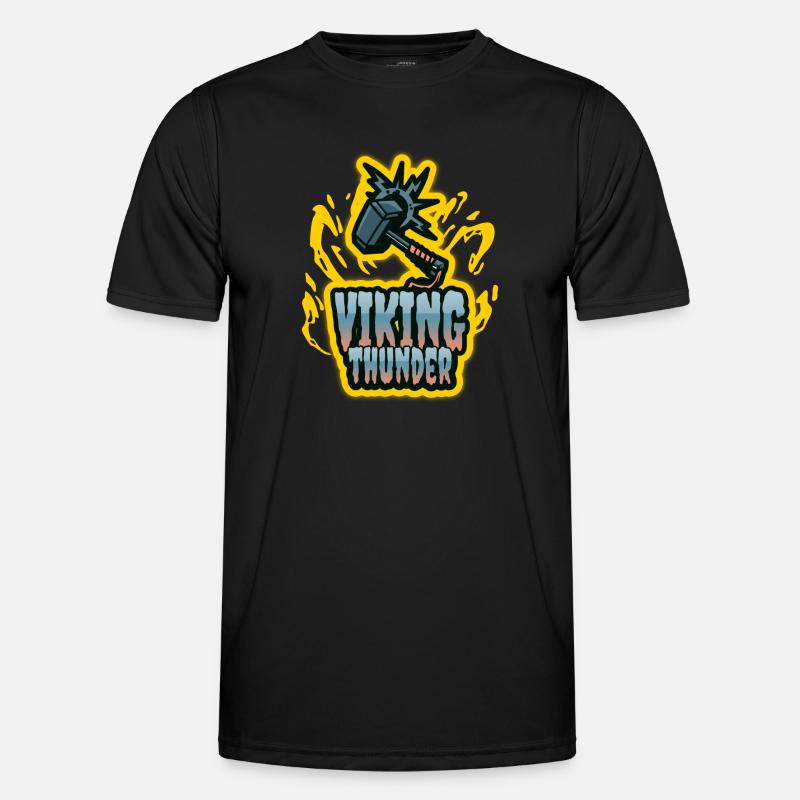 Viking Thunder Gaming Style - Men's Functional T-Shirt - black