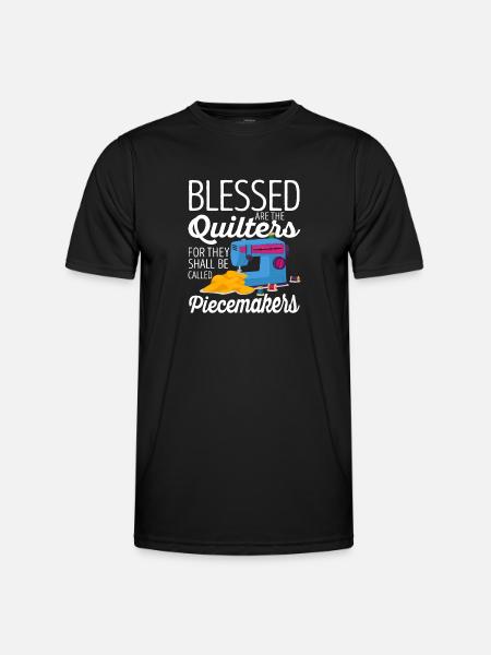 are the quilters - Men's Functional T-Shirt - black