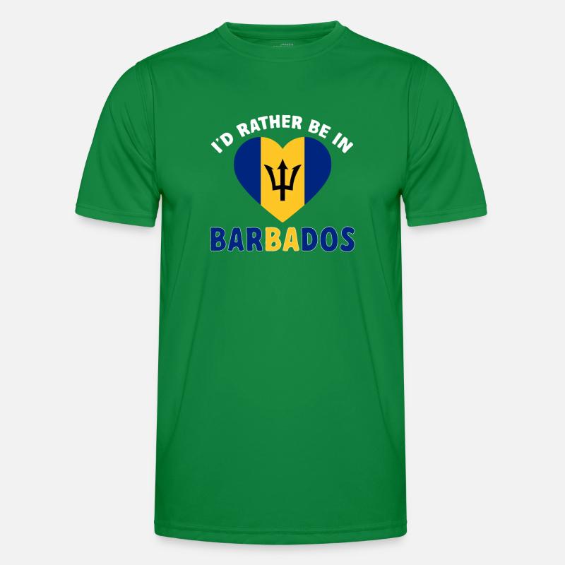 Drapeau de la Barbade Bayan barbadien T-shirt sport Homme