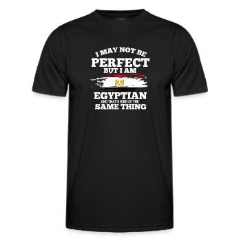 Égypte - T-shirt sport Homme - noir - Devant - AI Model Male 178 dark (178cm)