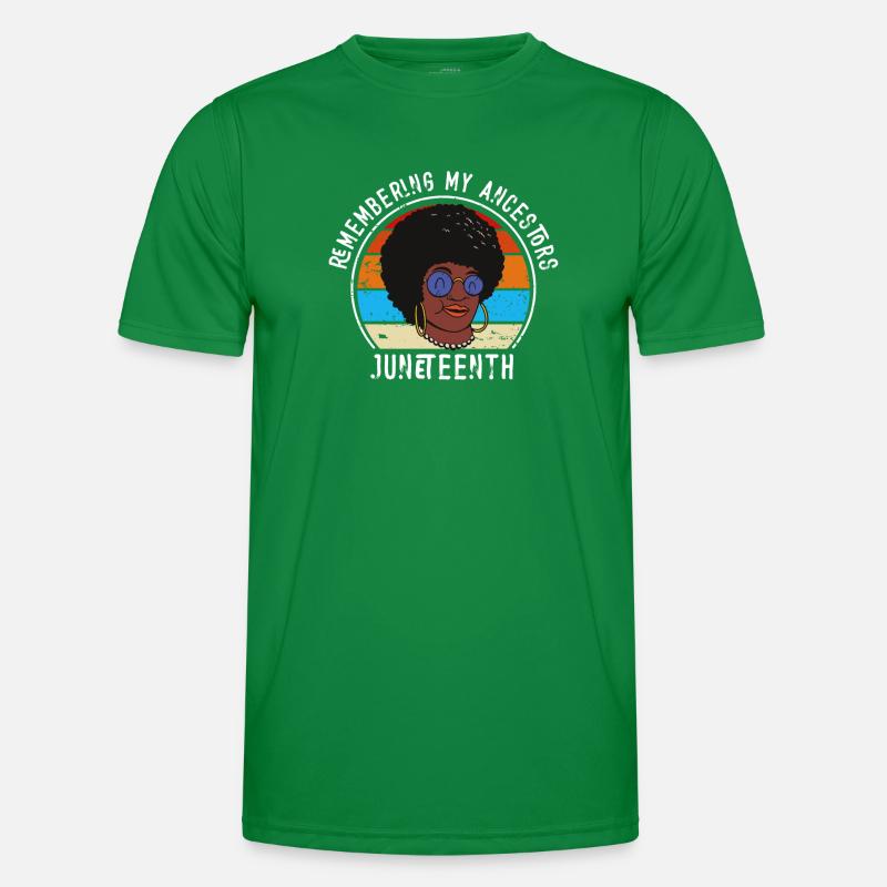 Juneteenth 1865 Remembering My Ancestors Men's Functional T-Shirt