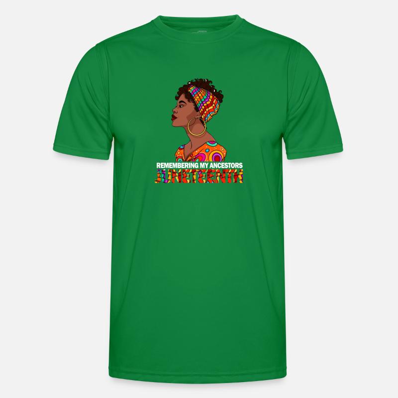 Juneteenth 1865 Remembering My Ancestors Men's Functional T-Shirt