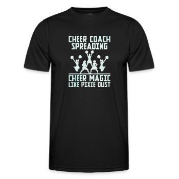 Cheerleading Coach Cheer Coach Cheerleader Cheer T - Männer Funktions-T-Shirt - Schwarz - Vorne - AI Model Male 178 dark (178cm)