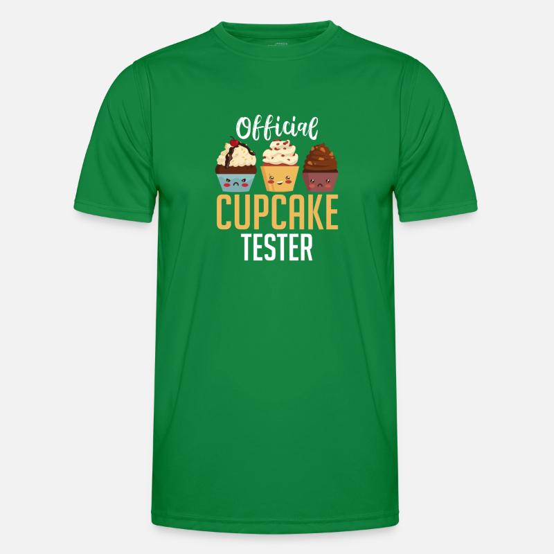 Baker Pastry Chef Baking Cool Official Cupcake Tes Men's Functional T-Shirt