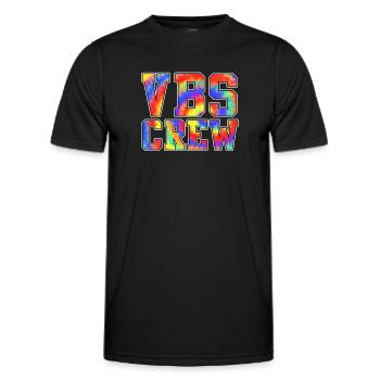 VBS-Besatzung - Männer Funktions-T-Shirt - Schwarz - Vorne - AI Model Male 178 dark (178cm)