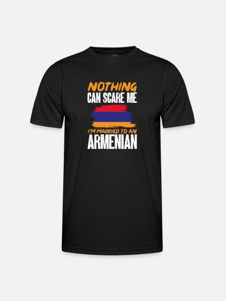 Armenian flag Armenia - Men's Functional T-Shirt - black