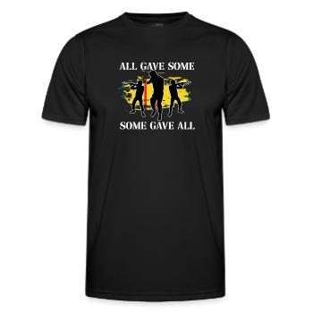 Us Army Vietnam Veteran - Männer Funktions-T-Shirt - Schwarz - Vorne - AI Model Male 178 dark (178cm)