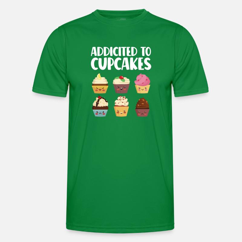 Pastry Chef Baker Baking Funny Cupcakes Men's Functional T-Shirt