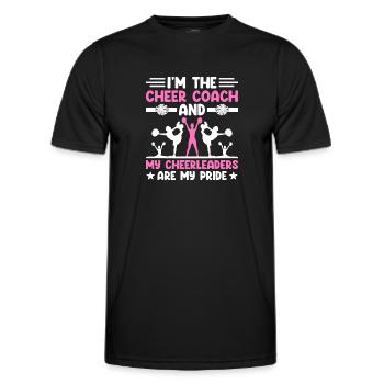 Cheerleading Coach Cheer Coach Cheerleader Cheer T - Männer Funktions-T-Shirt - Schwarz - Vorne - AI Model Male 178 dark (178cm)