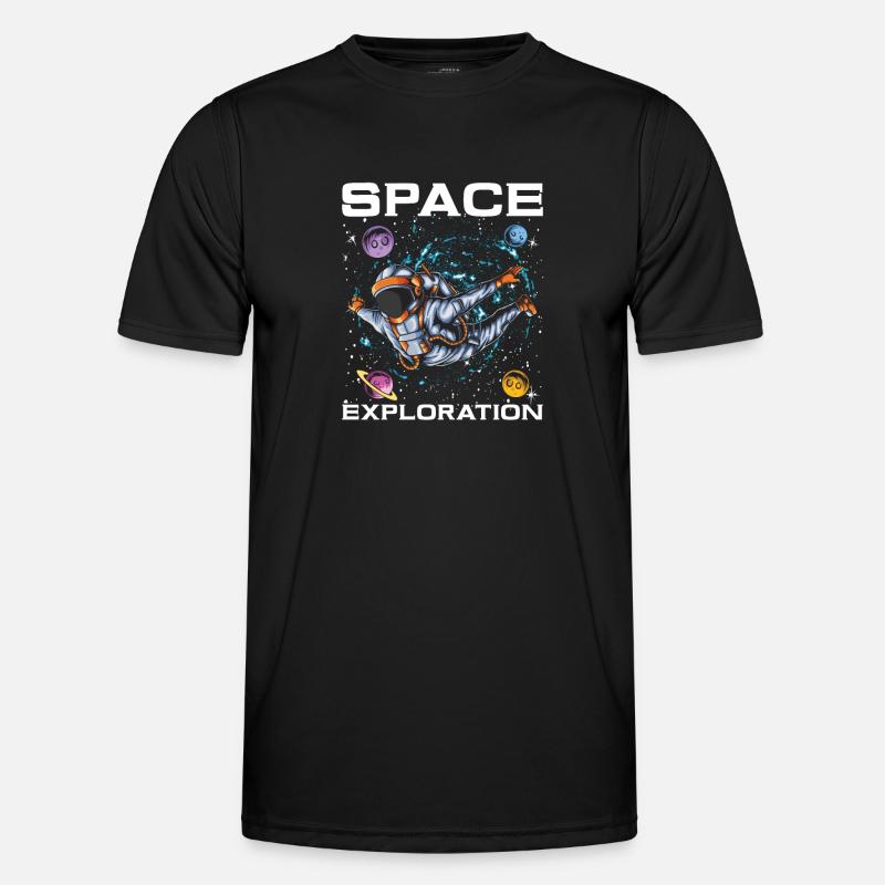 Space Colonization - Men's Functional T-Shirt - black