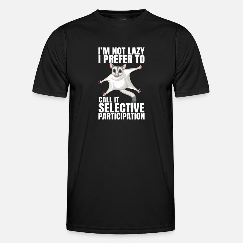 Sugar Glider Flughörnchen - Männer Funktions-T-Shirt - Schwarz