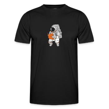 Space Space Book Space Colonization - Men's Functional T-Shirt - black - Front - AI Model Male 178 dark (178cm)