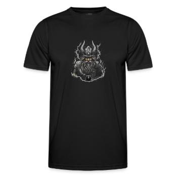 Nordic Heritage The gift for Viking fans. - Men's Functional T-Shirt - black - Front - AI Model Male 178 dark (178cm)