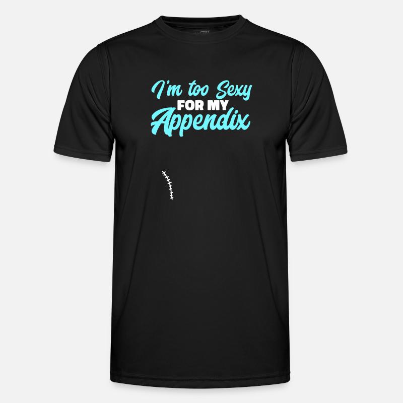 Appendectomy Appendicitis - Men's Functional T-Shirt - black