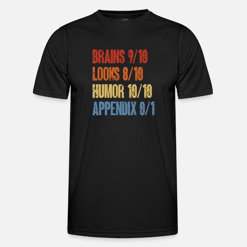 Appendectomy Appendicitis - Men's Functional T-Shirt - black