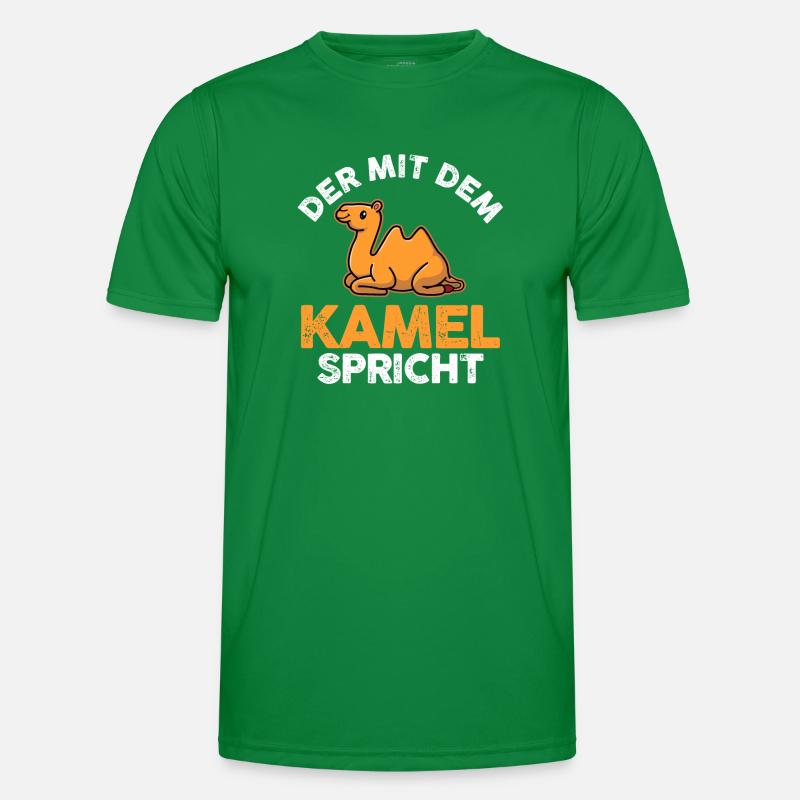 Kamel Männer Funktions-T-Shirt
