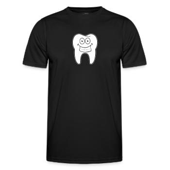 Dentist Dentist Smiling - Men's Functional T-Shirt - black - Front - AI Model Male 178 dark (178cm)