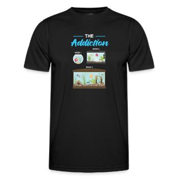 Aquarium - T-shirt sport Homme - noir - Devant - AI Model Male 178 dark (178cm)