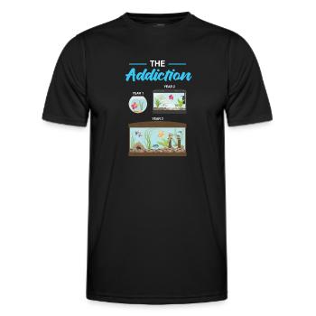 Aquarium - T-shirt sport Homme - noir - Devant - AI Model Male 178 dark (178cm)